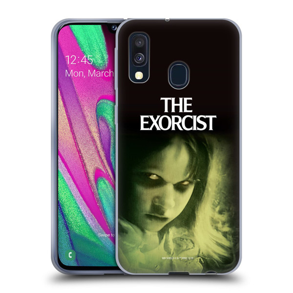 The Exorcist Graphics Poster Soft Gel Case for Samsung Galaxy A40 (2019)