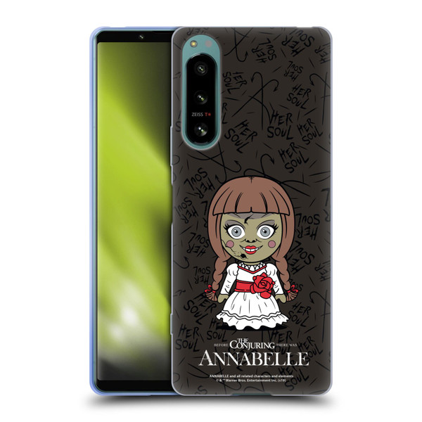 Annabelle Graphics Character Art Soft Gel Case for Sony Xperia 5 IV