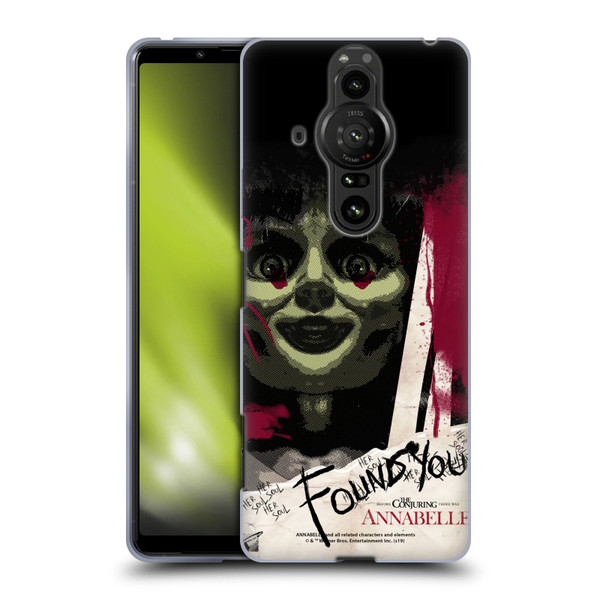 Annabelle Graphics Found You Soft Gel Case for Sony Xperia Pro-I