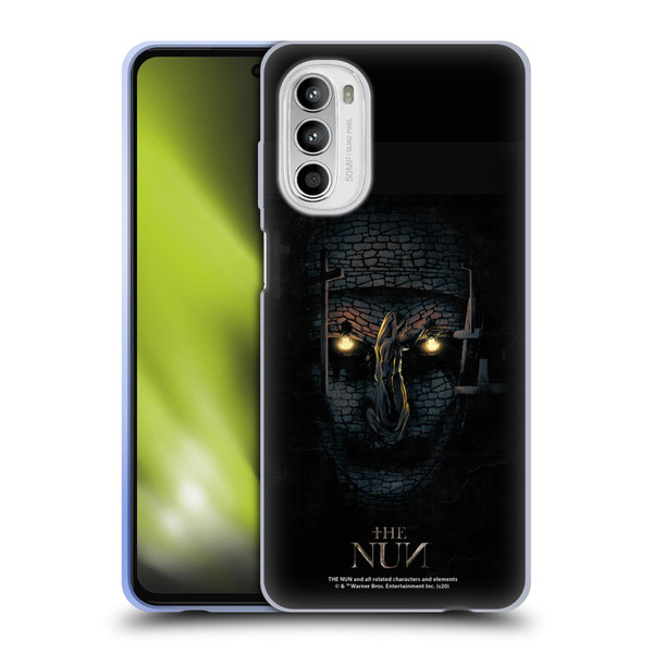 The Nun Valak Graphics Double Exposure Soft Gel Case for Motorola Moto G52