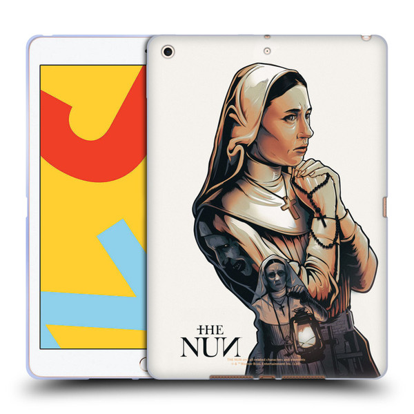 The Nun Valak Graphics Pray 2 Soft Gel Case for Apple iPad 10.2 2019/2020/2021
