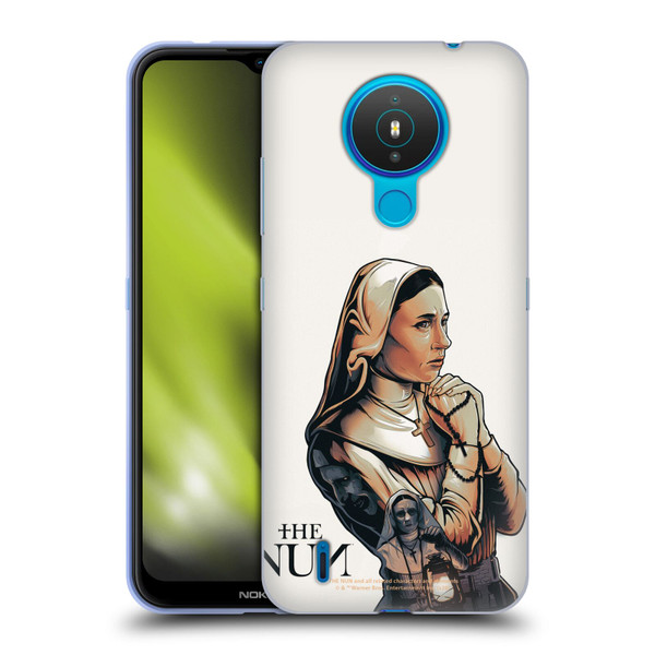 The Nun Valak Graphics Pray 2 Soft Gel Case for Nokia 1.4