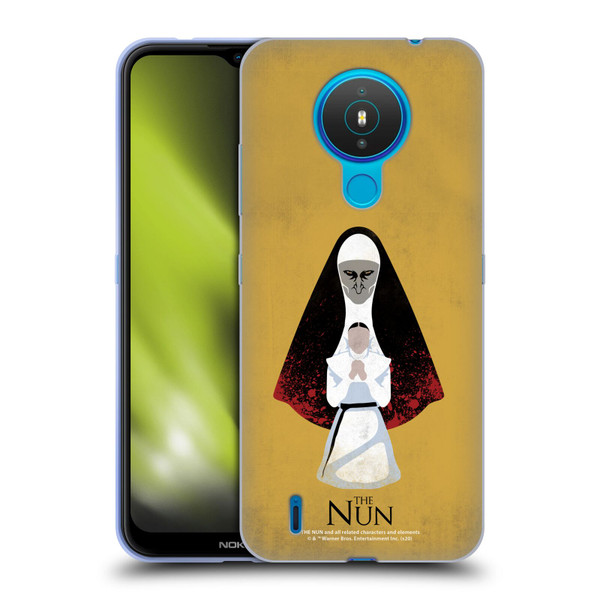 The Nun Valak Graphics Pray Soft Gel Case for Nokia 1.4
