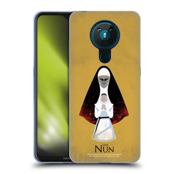 The Nun Valak Graphics Pray Soft Gel Case for Nokia 5.3