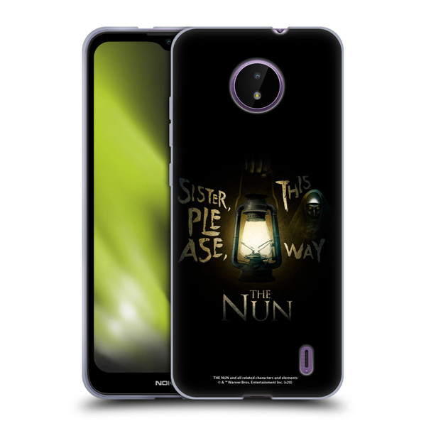 The Nun Valak Graphics This Way Soft Gel Case for Nokia C10 / C20