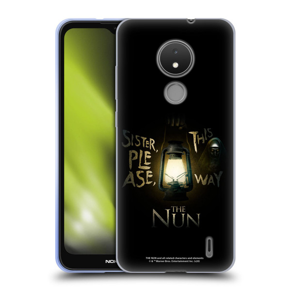 The Nun Valak Graphics This Way Soft Gel Case for Nokia C21