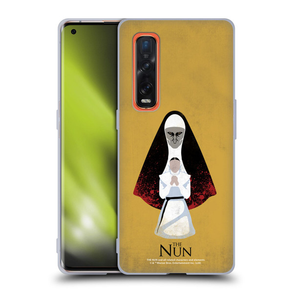 The Nun Valak Graphics Pray Soft Gel Case for OPPO Find X2 Pro 5G