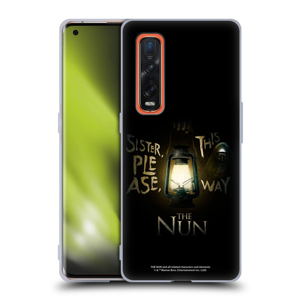 The Nun Valak Graphics This Way Soft Gel Case for OPPO Find X2 Pro 5G