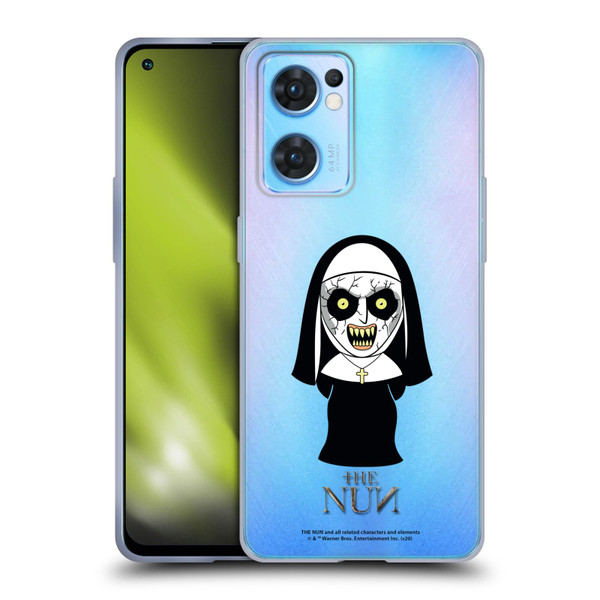 The Nun Valak Graphics Character Soft Gel Case for OPPO Reno7 5G / Find X5 Lite