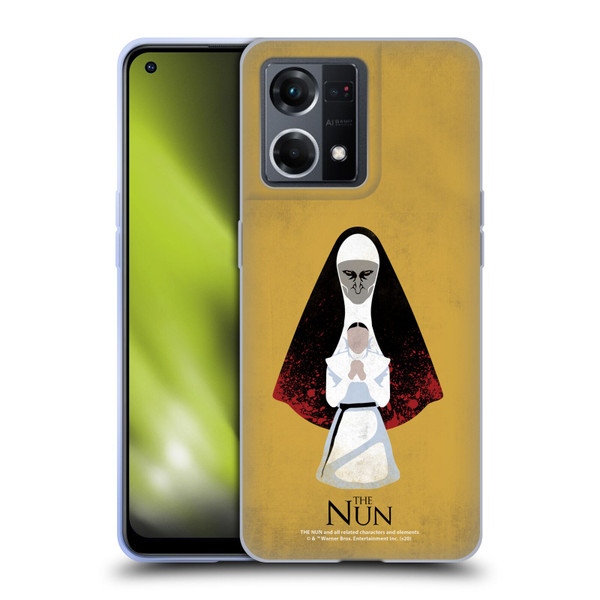 The Nun Valak Graphics Pray Soft Gel Case for OPPO Reno8 4G