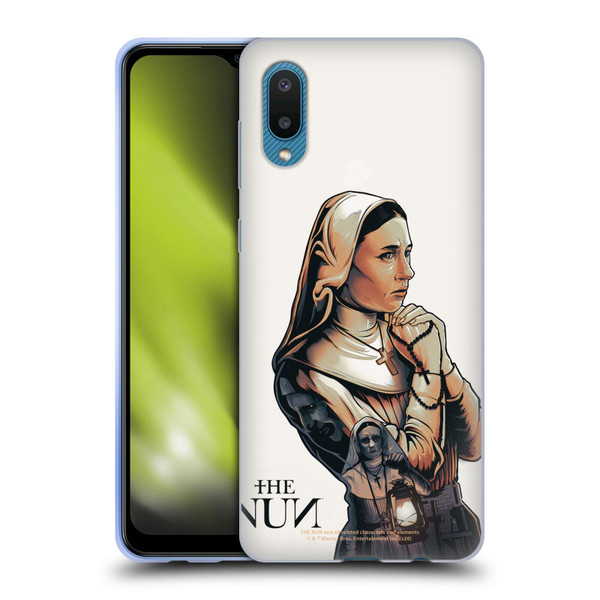 The Nun Valak Graphics Pray 2 Soft Gel Case for Samsung Galaxy A02/M02 (2021)