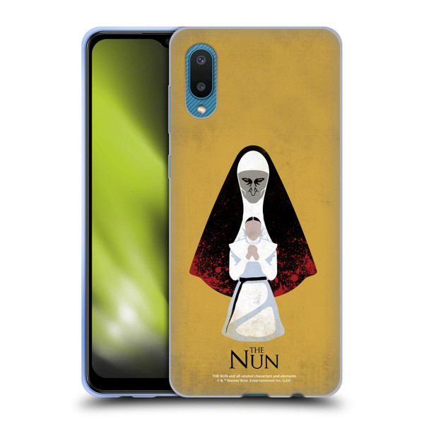 The Nun Valak Graphics Pray Soft Gel Case for Samsung Galaxy A02/M02 (2021)
