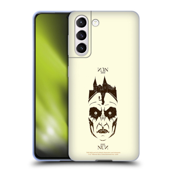 The Nun Valak Graphics Double Exposure 2 Soft Gel Case for Samsung Galaxy S21 5G
