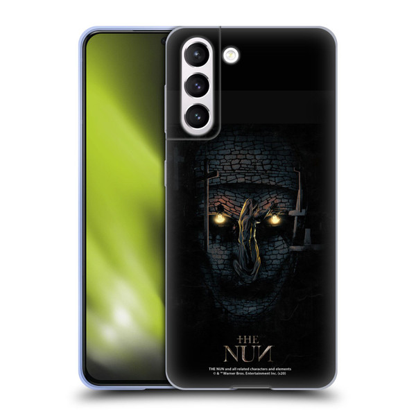 The Nun Valak Graphics Double Exposure Soft Gel Case for Samsung Galaxy S21 5G