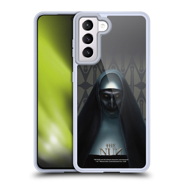 The Nun Valak Graphics Portrait Soft Gel Case for Samsung Galaxy S21 5G