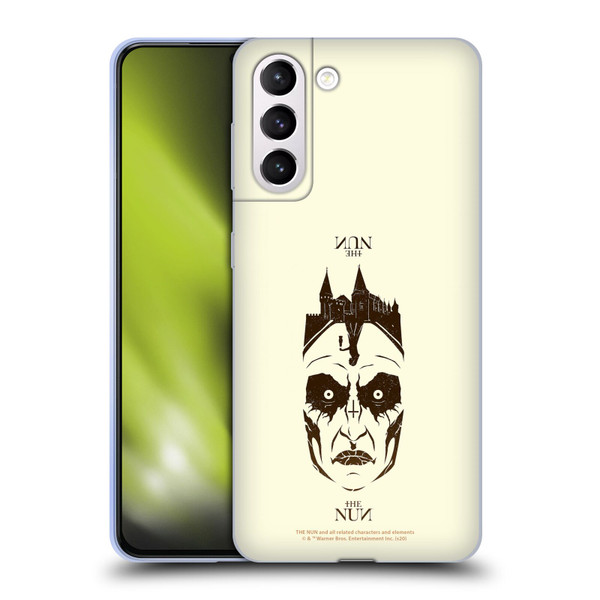 The Nun Valak Graphics Double Exposure 2 Soft Gel Case for Samsung Galaxy S21+ 5G