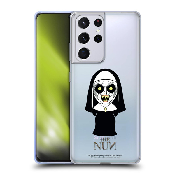 The Nun Valak Graphics Character Soft Gel Case for Samsung Galaxy S21 Ultra 5G