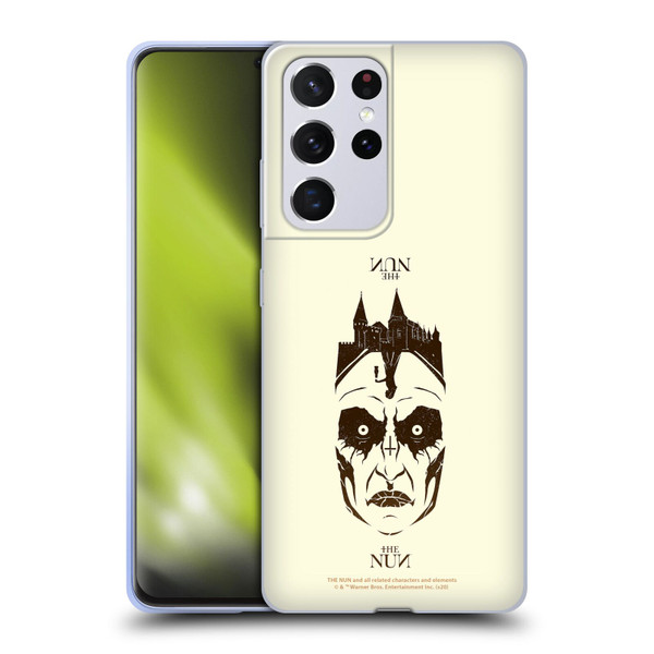 The Nun Valak Graphics Double Exposure 2 Soft Gel Case for Samsung Galaxy S21 Ultra 5G