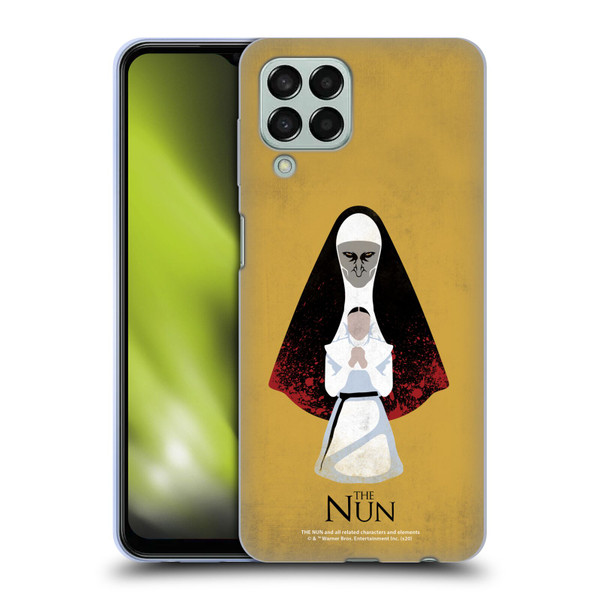 The Nun Valak Graphics Pray Soft Gel Case for Samsung Galaxy M33 (2022)