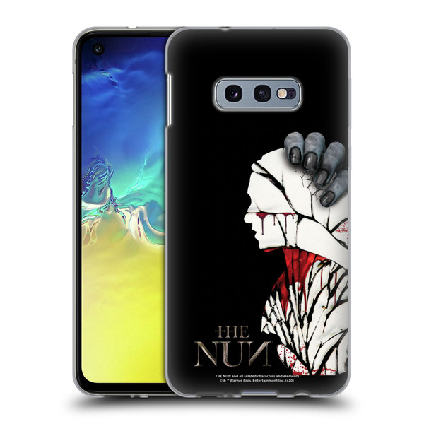 The Nun Valak Graphics Blood Hand Soft Gel Case for Samsung Galaxy S10e