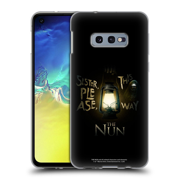 The Nun Valak Graphics This Way Soft Gel Case for Samsung Galaxy S10e