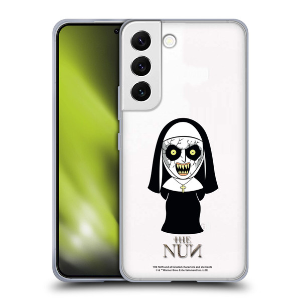 The Nun Valak Graphics Character Soft Gel Case for Samsung Galaxy S22 5G