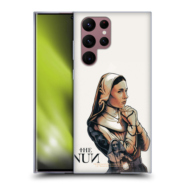 The Nun Valak Graphics Pray 2 Soft Gel Case for Samsung Galaxy S22 Ultra 5G