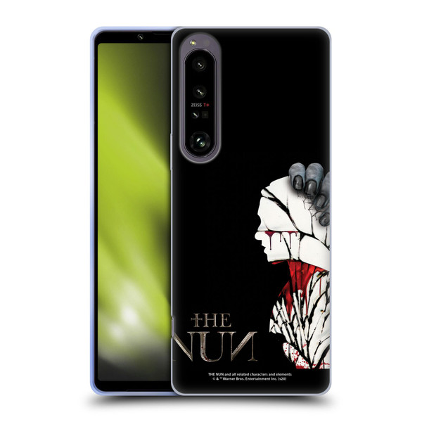 The Nun Valak Graphics Blood Hand Soft Gel Case for Sony Xperia 1 IV