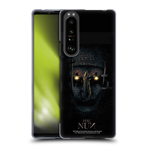 The Nun Valak Graphics Double Exposure Soft Gel Case for Sony Xperia 1 III