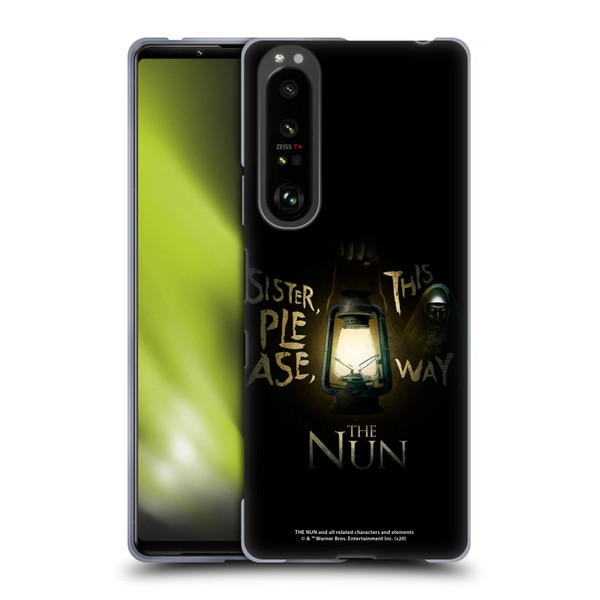 The Nun Valak Graphics This Way Soft Gel Case for Sony Xperia 1 III