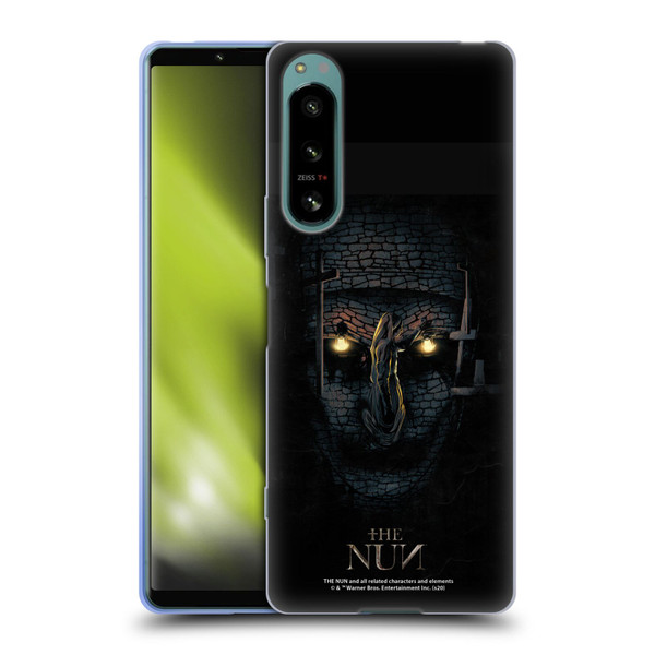 The Nun Valak Graphics Double Exposure Soft Gel Case for Sony Xperia 5 IV