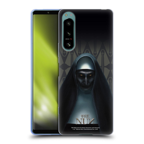 The Nun Valak Graphics Portrait Soft Gel Case for Sony Xperia 5 IV