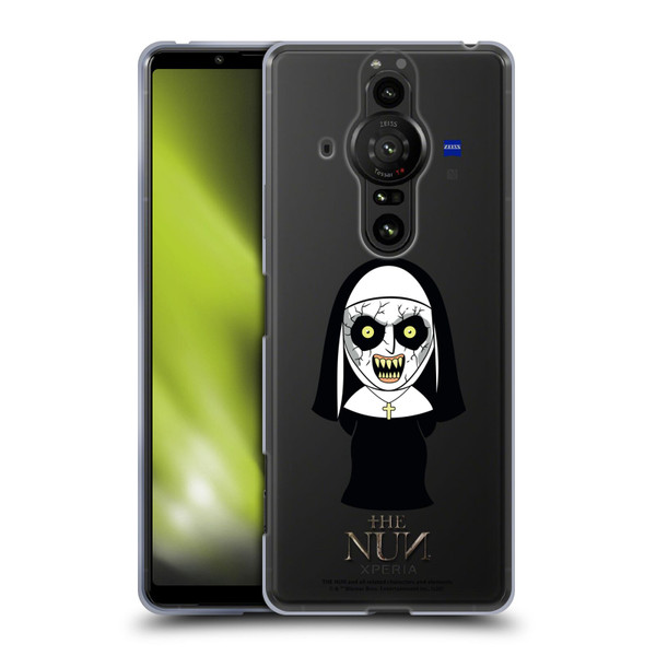 The Nun Valak Graphics Character Soft Gel Case for Sony Xperia Pro-I