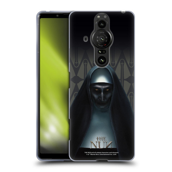 The Nun Valak Graphics Portrait Soft Gel Case for Sony Xperia Pro-I