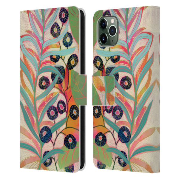 Suzanne Allard Floral Art Joyful Garden Flower Leather Book Wallet Case Cover For Apple iPhone 11 Pro Max