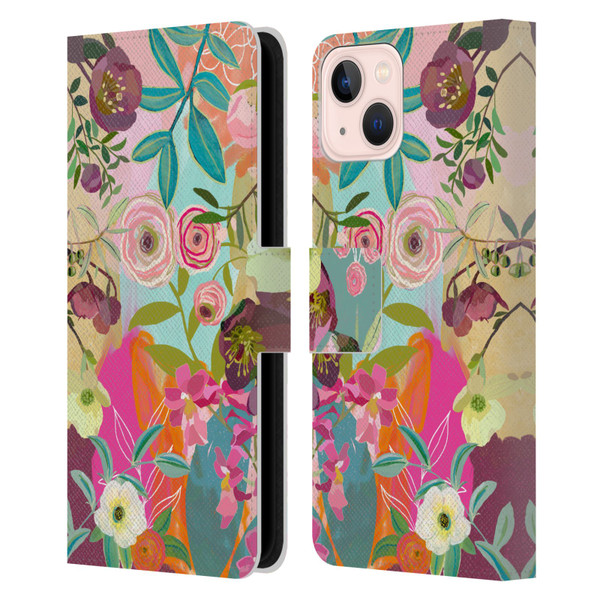 Suzanne Allard Floral Art Chase A Dream Leather Book Wallet Case Cover For Apple iPhone 13