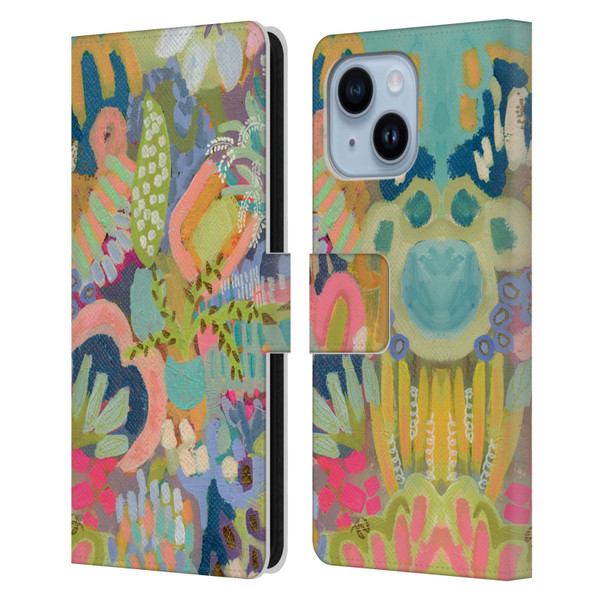Suzanne Allard Floral Art Summer Fiesta Leather Book Wallet Case Cover For Apple iPhone 14 Plus