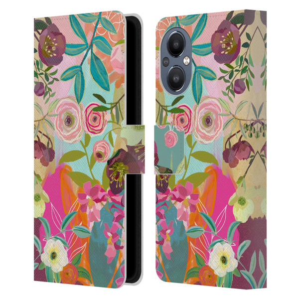 Suzanne Allard Floral Art Chase A Dream Leather Book Wallet Case Cover For OnePlus Nord N20 5G