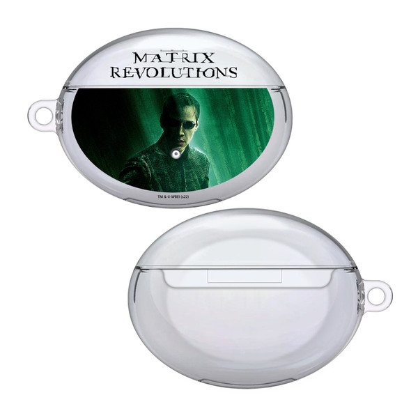 The Matrix Revolutions Key Art Neo 3 Clear Hard Crystal Cover Case for Huawei Freebuds 4