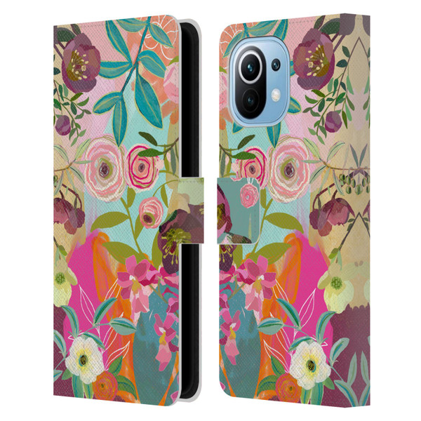 Suzanne Allard Floral Art Chase A Dream Leather Book Wallet Case Cover For Xiaomi Mi 11