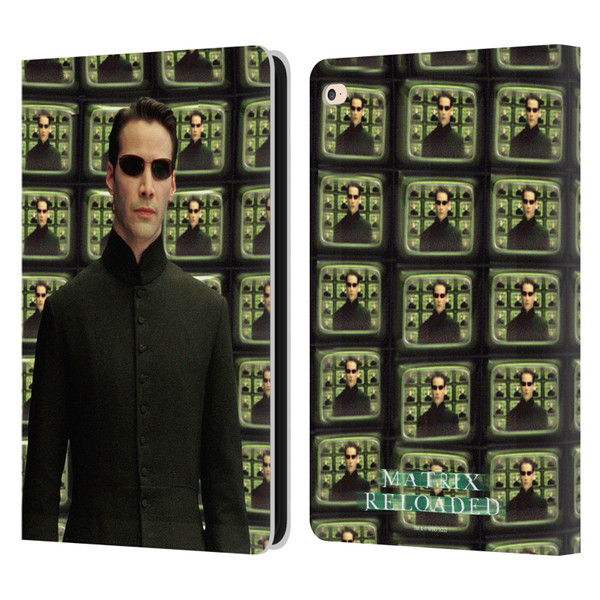 The Matrix Reloaded Key Art Neo 2 Leather Book Wallet Case Cover For Apple iPad Air 2 (2014)