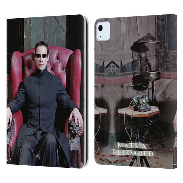 The Matrix Reloaded Key Art Neo 4 Leather Book Wallet Case Cover For Apple iPad Air 2020 / 2022