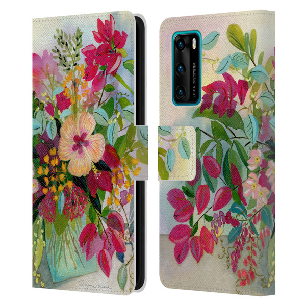 Suzanne Allard Floral Graphics Flamands Leather Book Wallet Case Cover For Huawei P40 5G