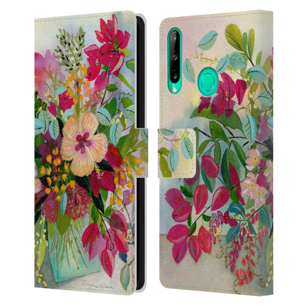 Suzanne Allard Floral Graphics Flamands Leather Book Wallet Case Cover For Huawei P40 lite E