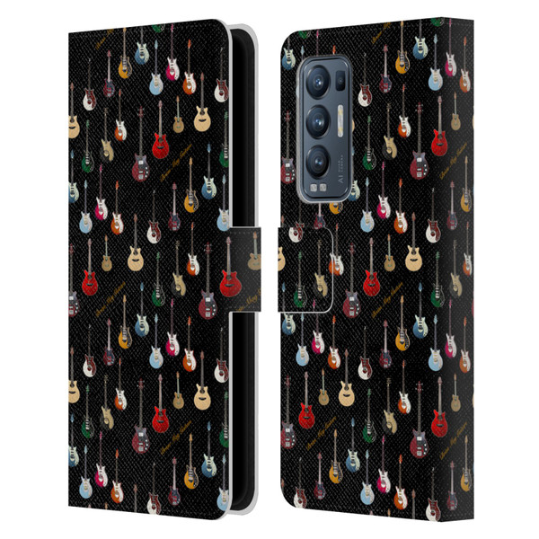 Brian May Iconic Guitar Leather Book Wallet Case Cover For OPPO Find X3 Neo / Reno5 Pro+ 5G