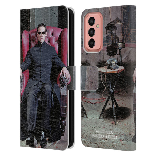 The Matrix Reloaded Key Art Neo 4 Leather Book Wallet Case Cover For Samsung Galaxy M13 (2022)