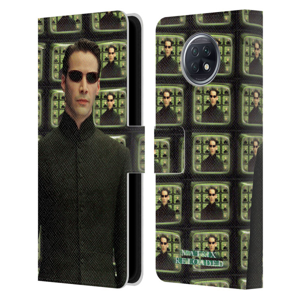 The Matrix Reloaded Key Art Neo 2 Leather Book Wallet Case Cover For Xiaomi Redmi Note 9T 5G