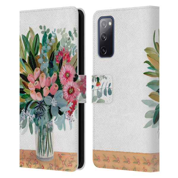 Suzanne Allard Floral Graphics Magnolia Surrender Leather Book Wallet Case Cover For Samsung Galaxy S20 FE / 5G