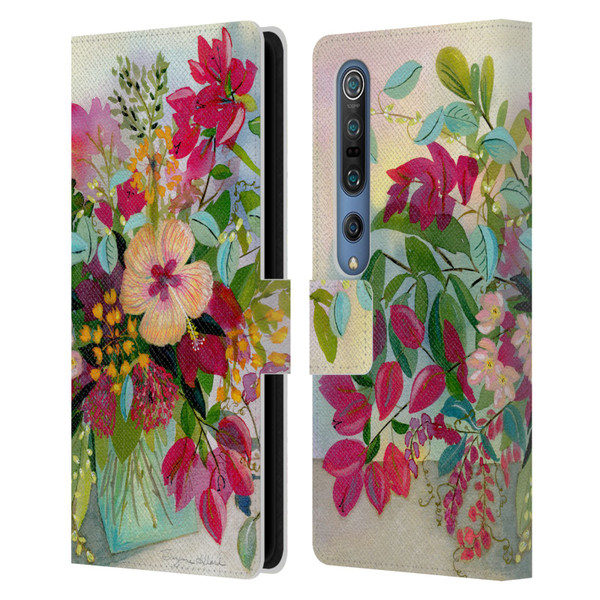 Suzanne Allard Floral Graphics Flamands Leather Book Wallet Case Cover For Xiaomi Mi 10 5G / Mi 10 Pro 5G