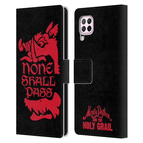 Monty Python Key Art None Shall Pass Leather Book Wallet Case Cover For Huawei Nova 6 SE / P40 Lite